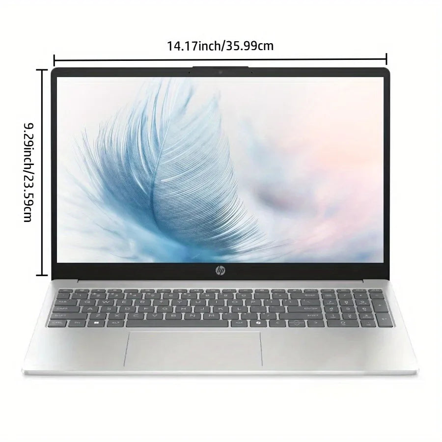 HP 15.6" HD TouchScreen Business Laptop, Intel Core i3-1315U, 32GB DDR4 RAM, 2TB SSD, Wi-Fi 6, Windows 11 Home, Natural Silver