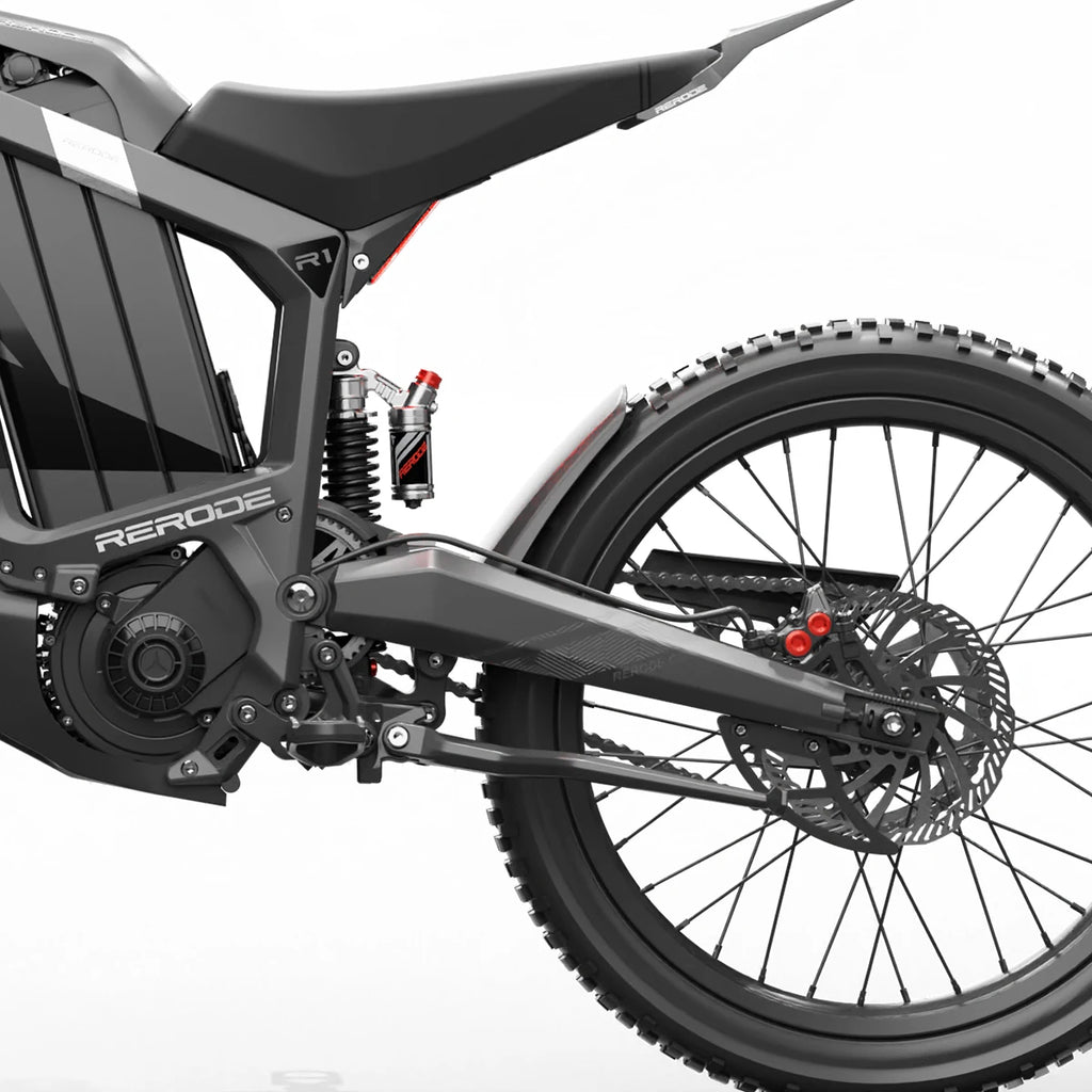 HEZZO 8000W Electric Dirt Bike 72v 35Ah Electric Bike Middrive Rerode R1 Ebike Off Road E Moto 53MPH 75 Miles Long Range 440NM