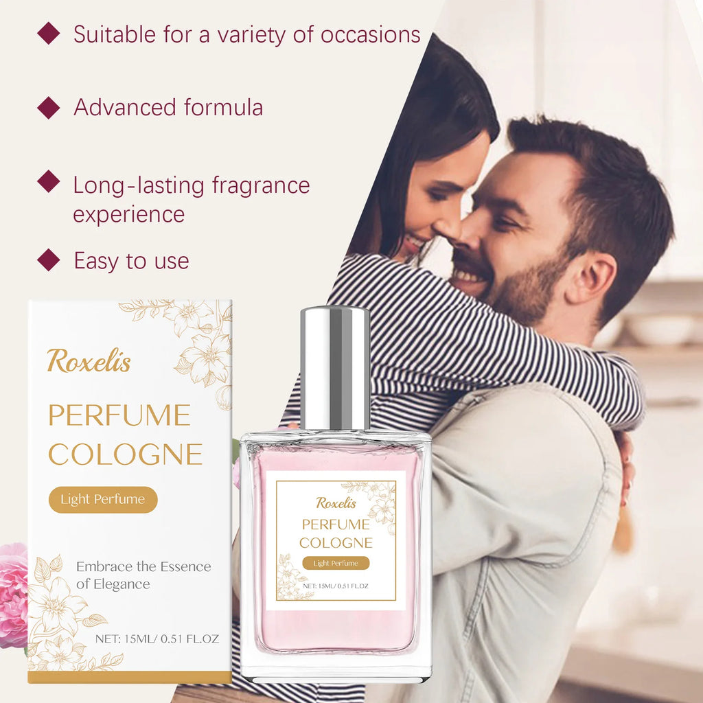 Roxelis 15ml Cologne Charming Perfume Pheromone Long Lasting Fragrance Flirting Dating Elegant Lady Refreshing Body Perfume