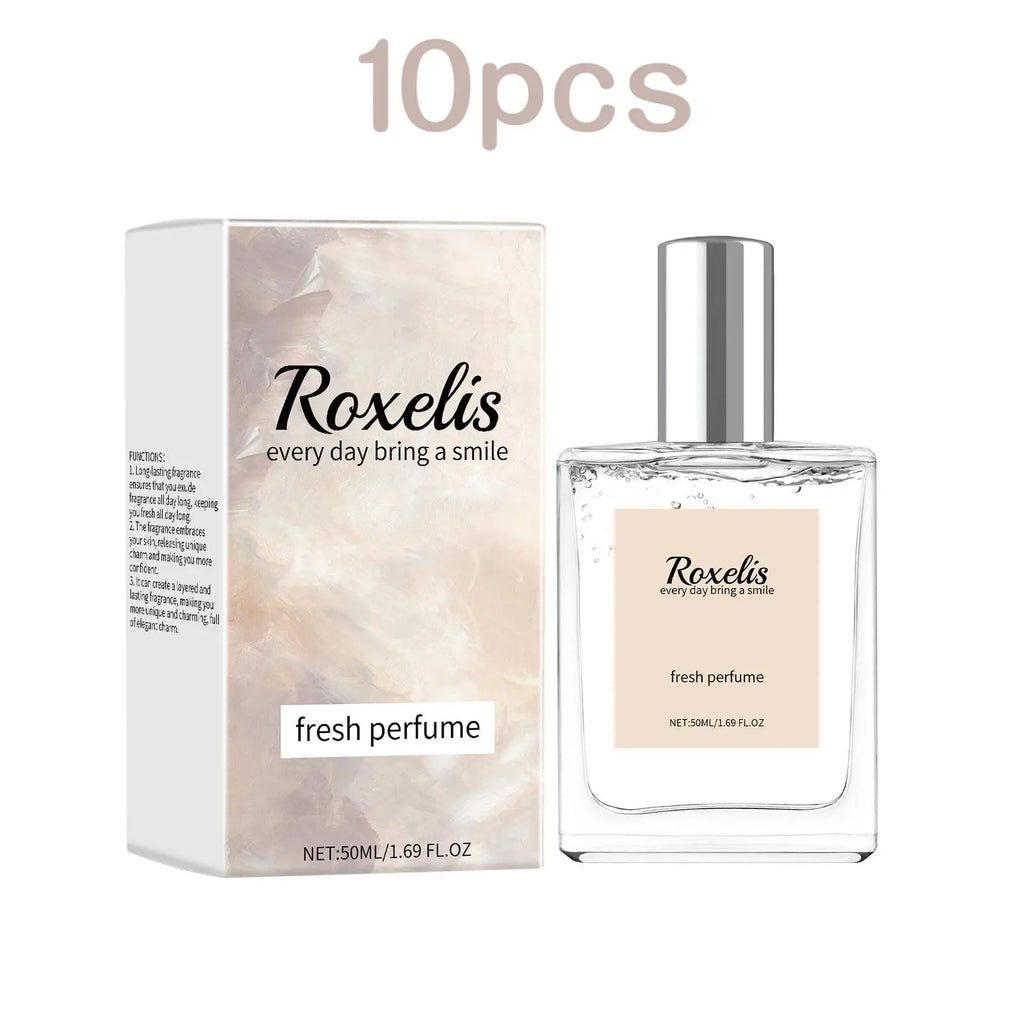 Roxelis 50ml Vanilla Light Perfume Pheromone Natural Fresh Lasting Fragrance Elegant Lady Flirt Dating Attract Charming Perfume