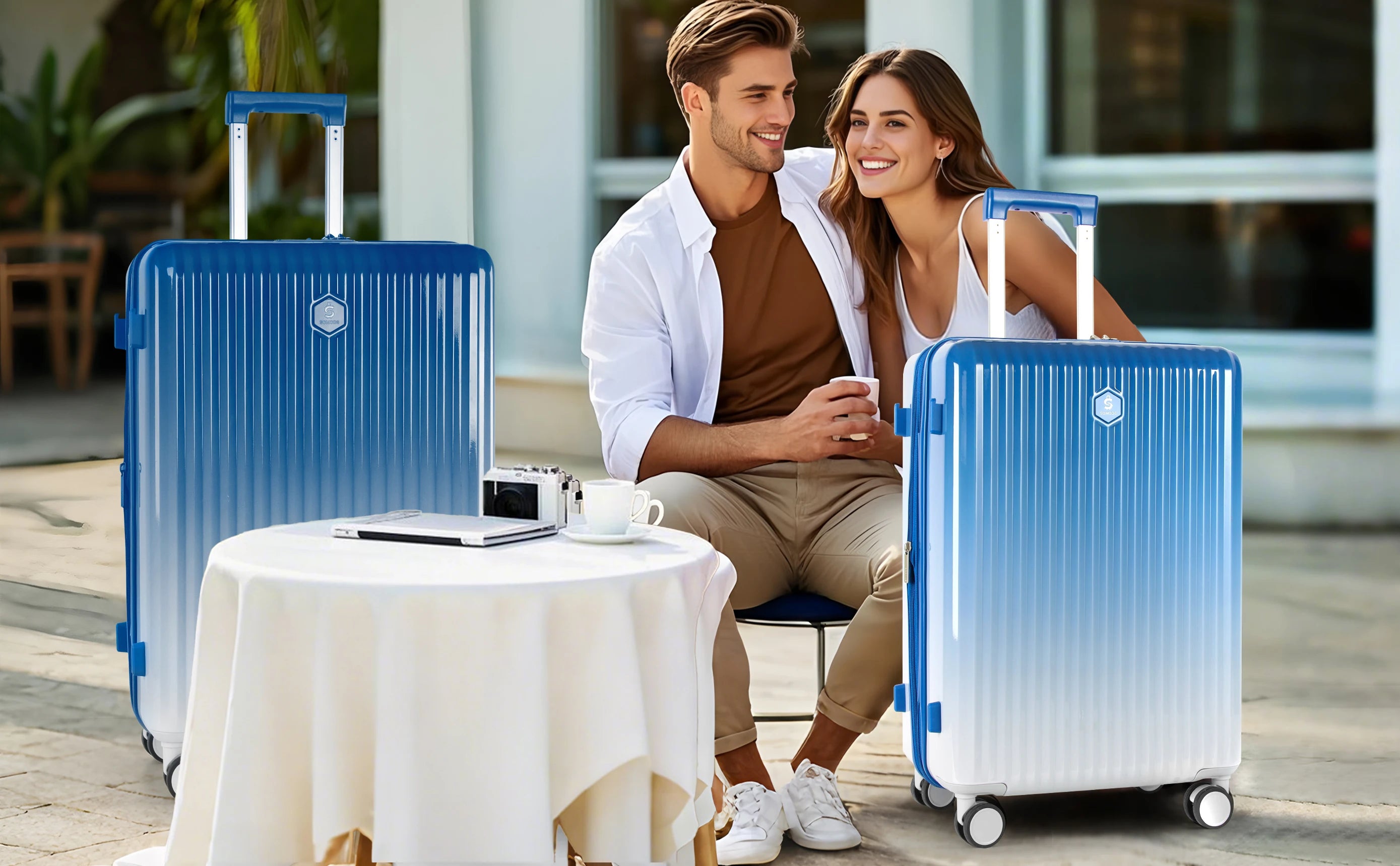 28inch Expandable Luggage Set Fashion Durable, Lightweight, And Secure Travel Companion With Spinner Wheels, TSA Lock, And Multi