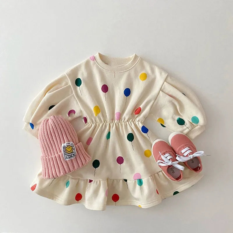 Toddler Baby Clothing Sets For Infant Baby Boys Clothes Set Balloon Sweatshirt+Pants 2pcs Outfit Kids Costume 2024 Autumn Winter