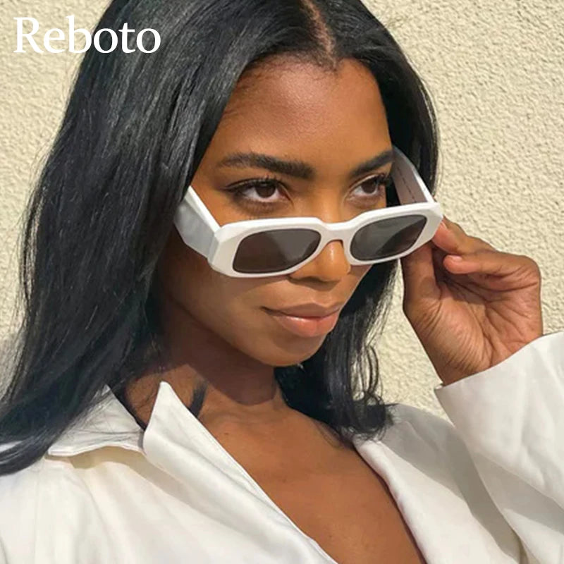 Latest Fashion Sunglasses For Women Ladies 2021Square Sunglass Vintage Small White Brand Women Sun Glasses Shades Oculos De Sol