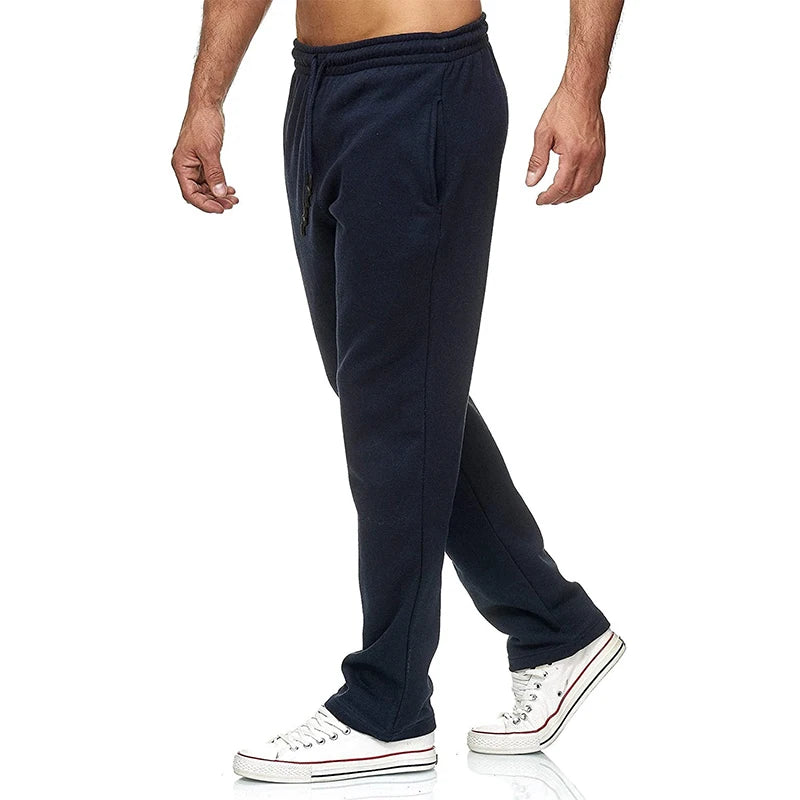 Jogging Cotton Sport Men Sweatpants Long Track Pants Sports Men Straight Pants Basketball Run Football Jogging Fitness Trousers