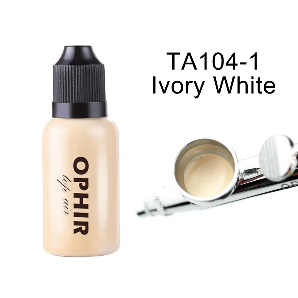 OPHIR 7 Colors Airbrush Foundation Makeup Inks Air Foundation for Face Paint Make-up Salon Cosmetic Makeup Pigment TA104