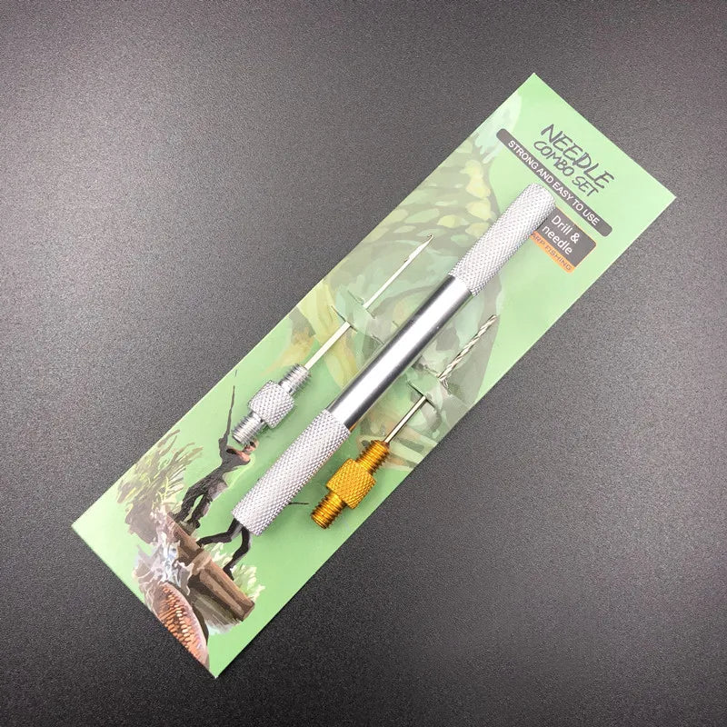 Carp Fishing Baiting Boilies Pellet Hair Rigs Needles Drills Splicing Making Tools Drill Rigs Loading Accessories