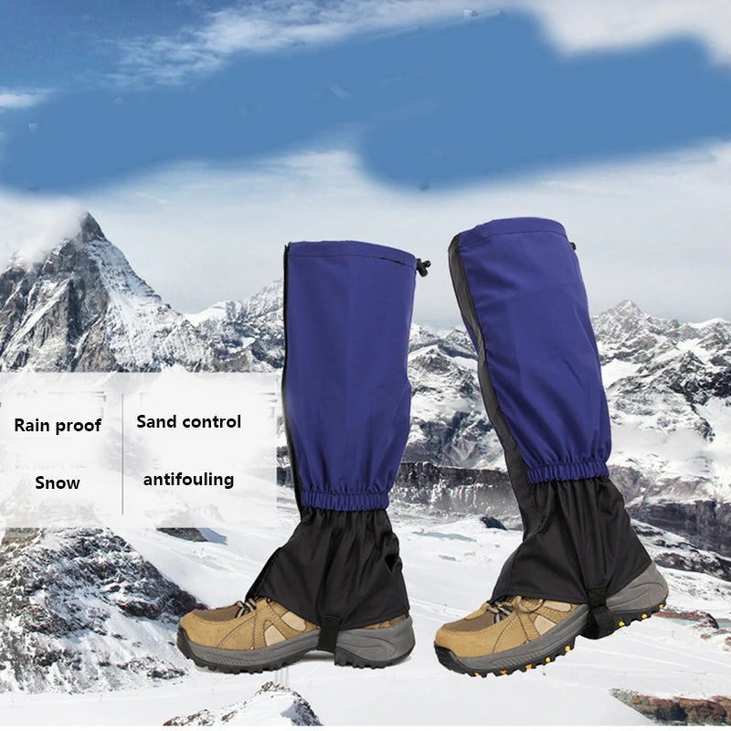 2025 New Leg Gaiter Waterproof Snow Boot Gaiters Anti-Tear Waterproof Oxford Leggings Cover Outdoor Fishing Skiing Hiking 36CM