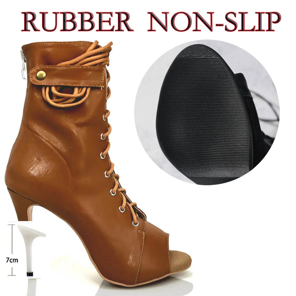 Women's Fashion Party Outdoor Sexy stilettos High Heels slippers Latin Women Latin dance heels Boots shoes 2020 For Ballroom