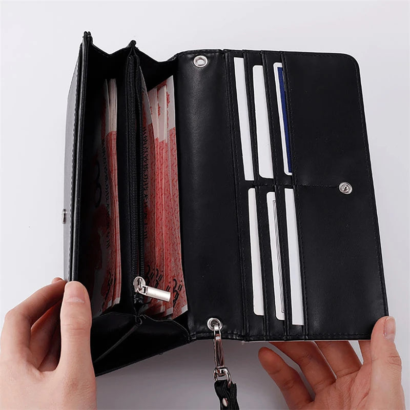 New Custom Personalized Color Picture Zipper Long Wallet Clutch Bag Photo Print Customized DIY Women Wallet Christmas Present