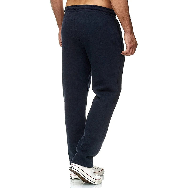Jogging Cotton Sport Men Sweatpants Long Track Pants Sports Men Straight Pants Basketball Run Football Jogging Fitness Trousers