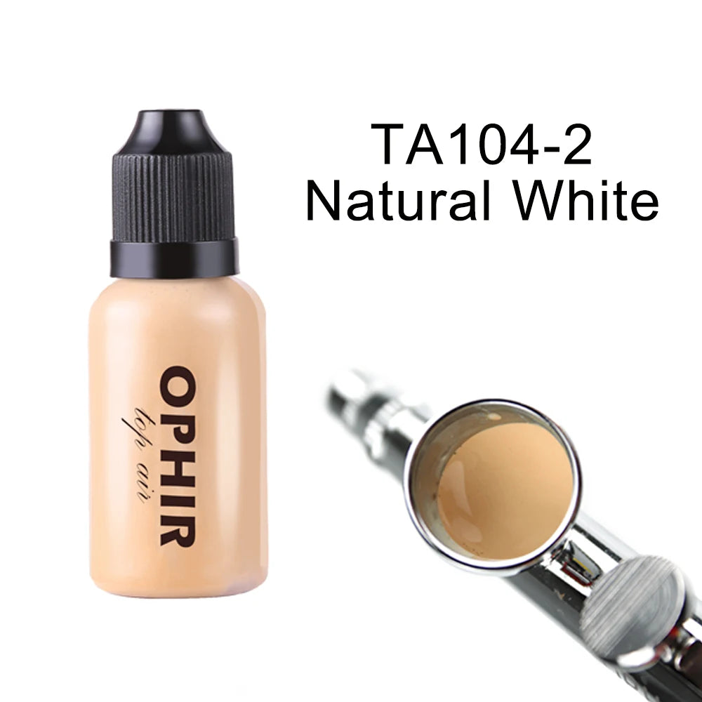 OPHIR 7 Colors Airbrush Foundation Makeup Inks Air Foundation for Face Paint Make-up Salon Cosmetic Makeup Pigment TA104