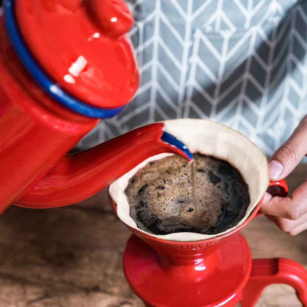 1.1L, Enamel hand brewing coffee pot,  Japanese style large capacity cold kettle, Narrow mouth oil can for kitchen, Coffee tool