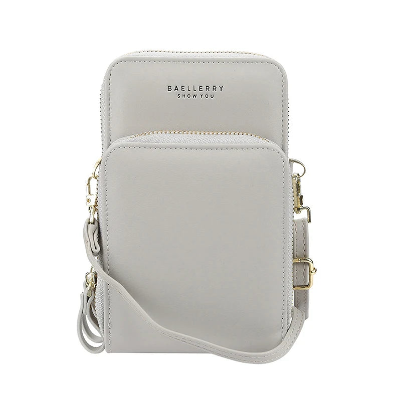 Women Fashion Large-capacity Zipper Mobile Phone Bag Female Leather Purses Card Holder Gift Custom Name Photo Engraving Wallet