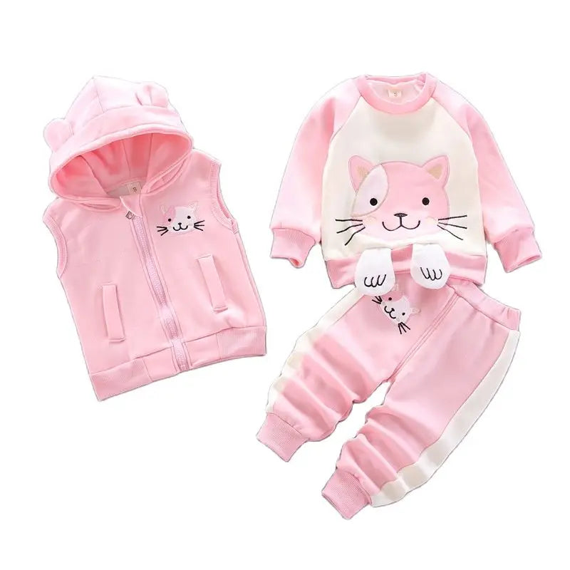 Boys Clothes Autumn Winter Warm Baby Girl Clothes Kids Sport Suit Outfits Newborn  Clothes Infant Baby Christmas Clothing Sets