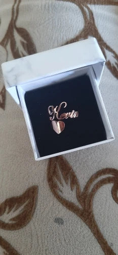 Personalized Name Rings Adjustable Date Numbers Heart Sprial Ring For Women High Quality Stainless Steel Men Jewelry Not Fade