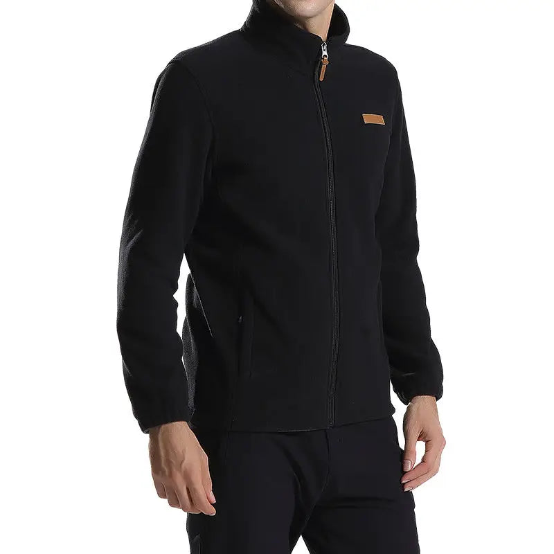 Men's clothing Coat Men Thicken Warm Army Fleece Jacket Patchwork Multi Pockets Polartec Men's Jacket and Coats windbreaker men