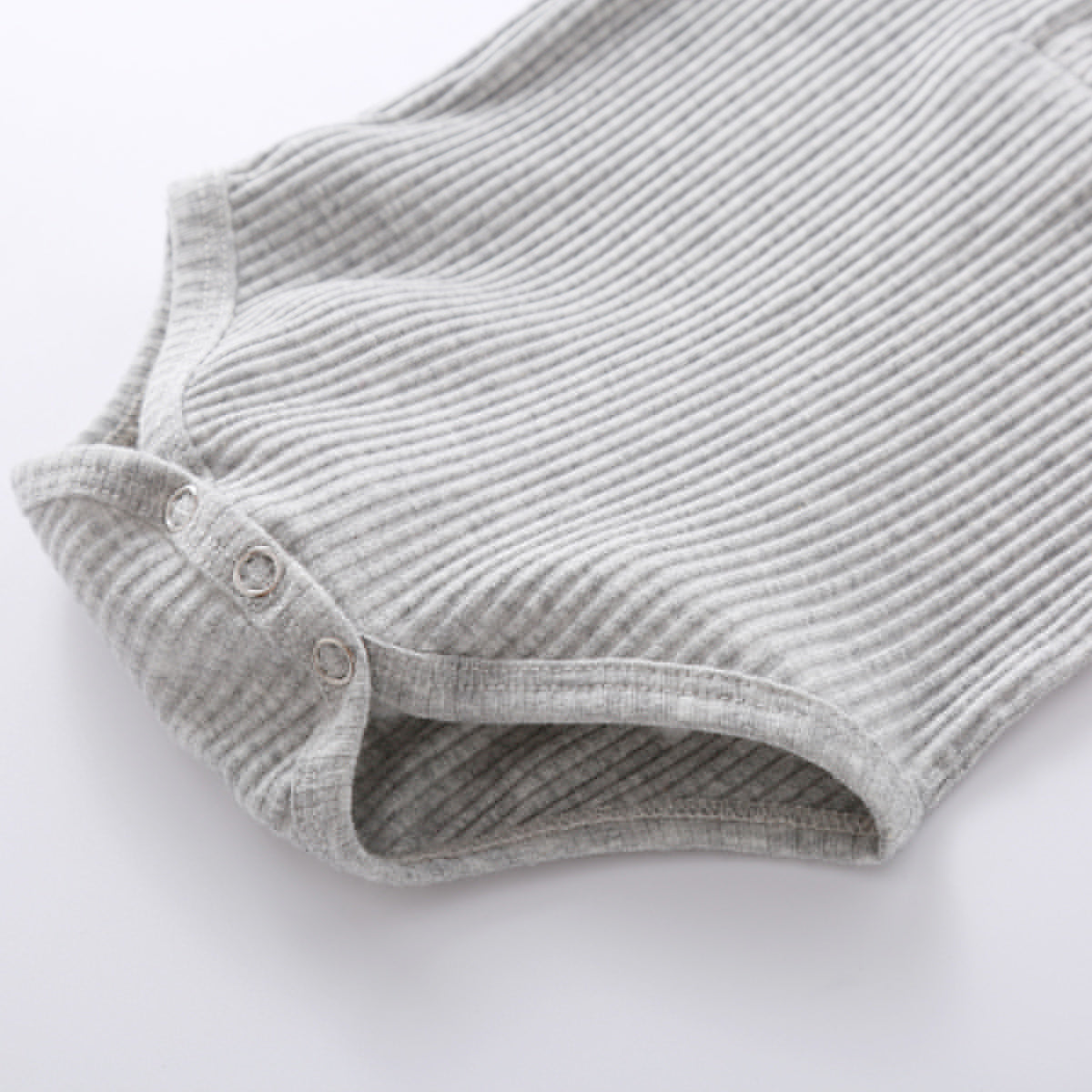 Infant Baby Knit Outfits Suits Buttons O-neck Ribbed solid clothes Long Sleeve Bodysuits Romper Top + Elastic Long Pant