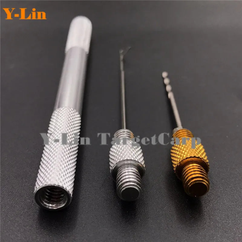 Carp Fishing Baiting Boilies Pellet Hair Rigs Needles Drills Splicing Making Tools Drill Rigs Loading Accessories
