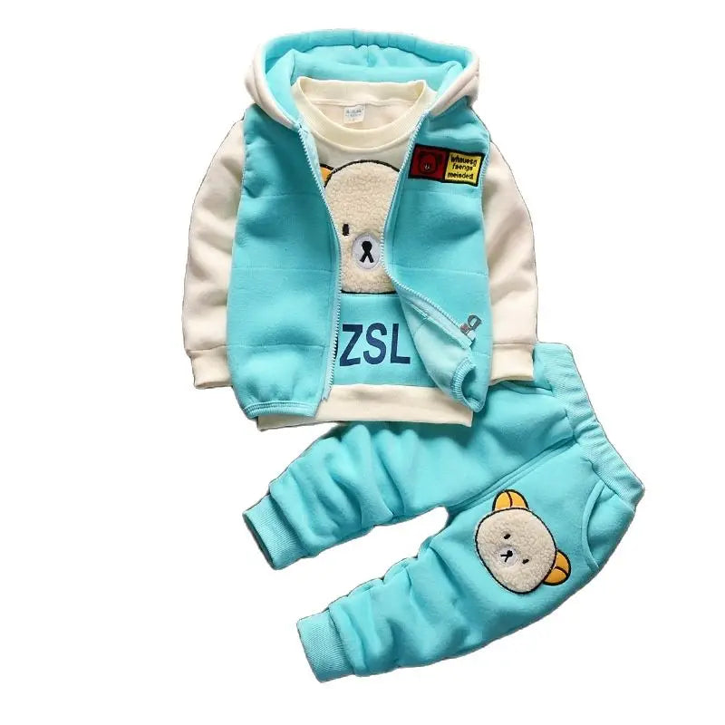 Boys Clothes Autumn Winter Warm Baby Girl Clothes Kids Sport Suit Outfits Newborn  Clothes Infant Baby Christmas Clothing Sets