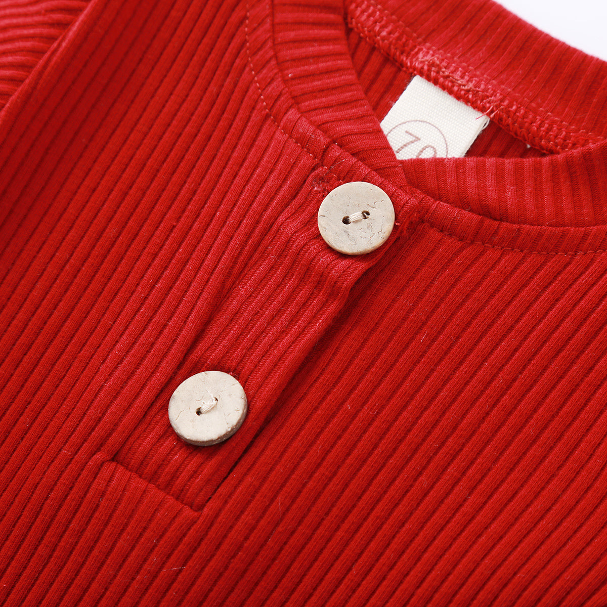 Infant Baby Knit Outfits Suits Buttons O-neck Ribbed solid clothes Long Sleeve Bodysuits Romper Top + Elastic Long Pant