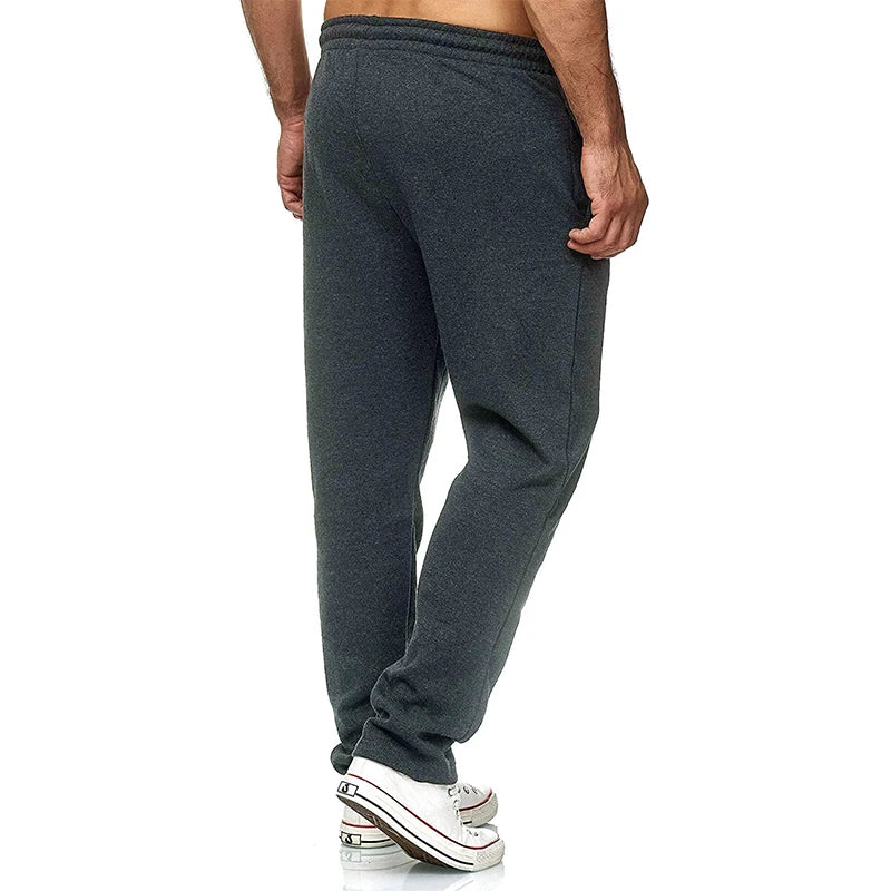 Jogging Cotton Sport Men Sweatpants Long Track Pants Sports Men Straight Pants Basketball Run Football Jogging Fitness Trousers