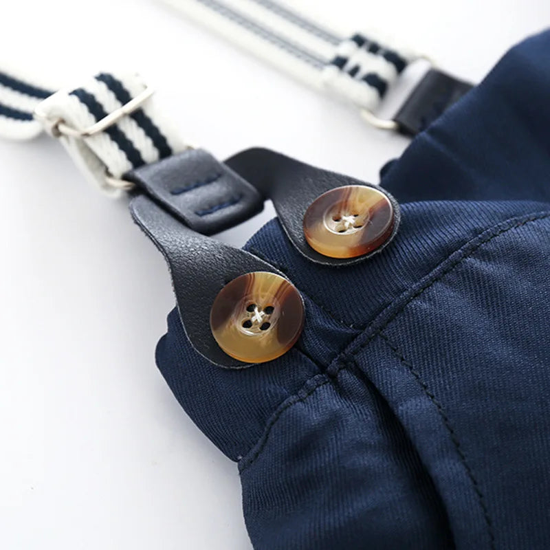 Newborn Baby Boy Clothes Suit with Hat Short Sleeves Boys Romper Outfits Cotton Set Printed Infant Kids Summer Clothing