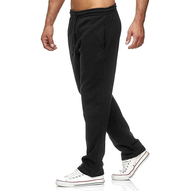 Jogging Cotton Sport Men Sweatpants Long Track Pants Sports Men Straight Pants Basketball Run Football Jogging Fitness Trousers