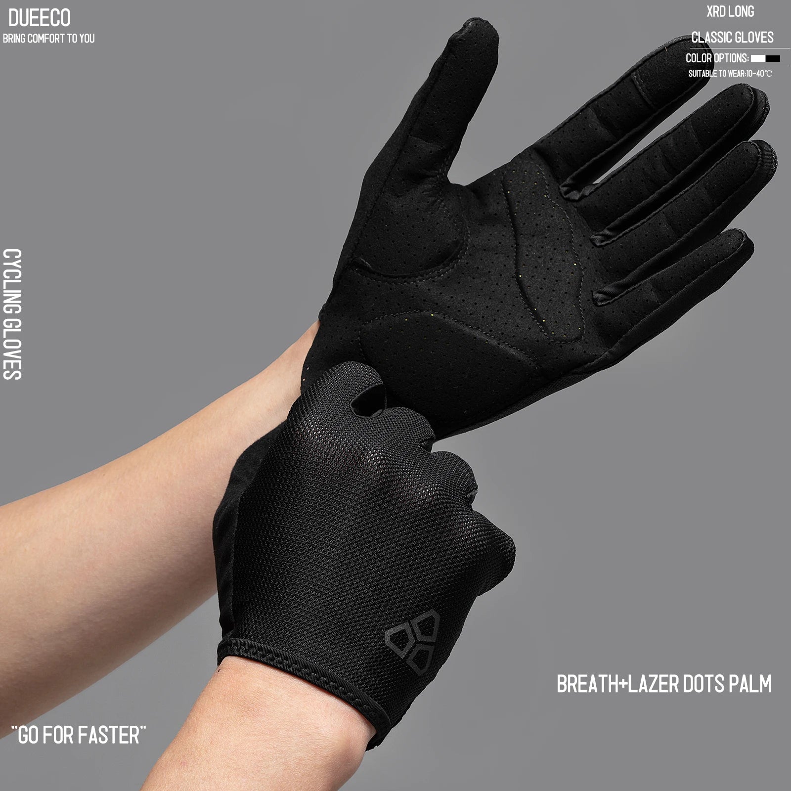 Full Finger Bicycle Gloves Cycling  Gloves bike gloves XRD Pad Shock Absorbing Non-Slip Touch Screen Design For Men And Women