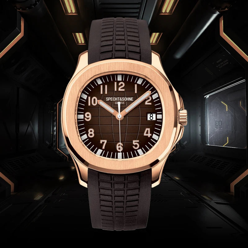 Specht&Sohne Mens Watches 2025 Mechanical Automatic Watch For Man Miyota 8125 Movt Steel Rose Gold Waterproof  Relogio Masculino