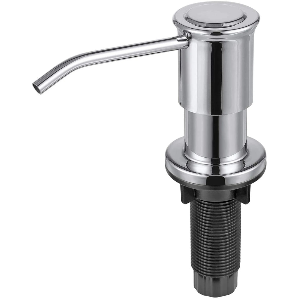 Samodra Liquid Soap Dispensers With 500ml Bottle Stainless Steel Pump For Kitchen Sink Built In Chrome/Nickel Dispenser Soap