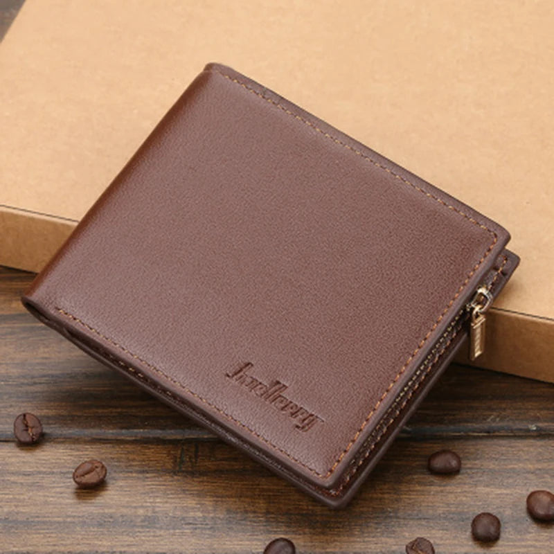 Customized Picture Wallet Men Business Short Ultra-Thin Fashion Bi-Fold Diy Personality Photo Carved Text Purse Anniversary Gift