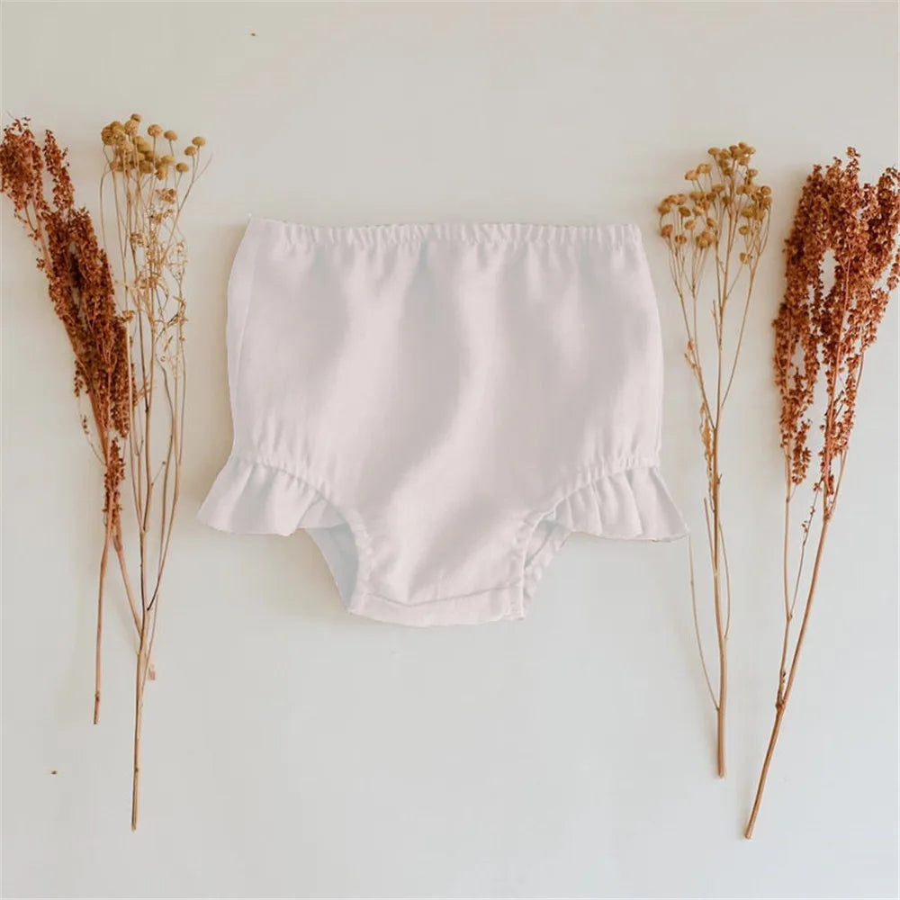 Newborn Girls Summer Clothes Linen Striped Baby Girl Dress For 0-3Y Toddler Girls Clothes Baby Birthday Party Dress