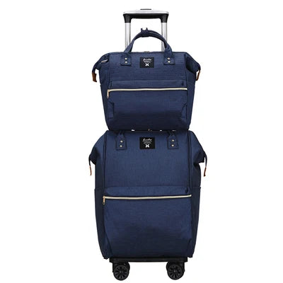 2020 carry on hand luggage Travel Luggage bag sets women rolling luggage bag women travel Trolley Bags wheels wheeled backpack