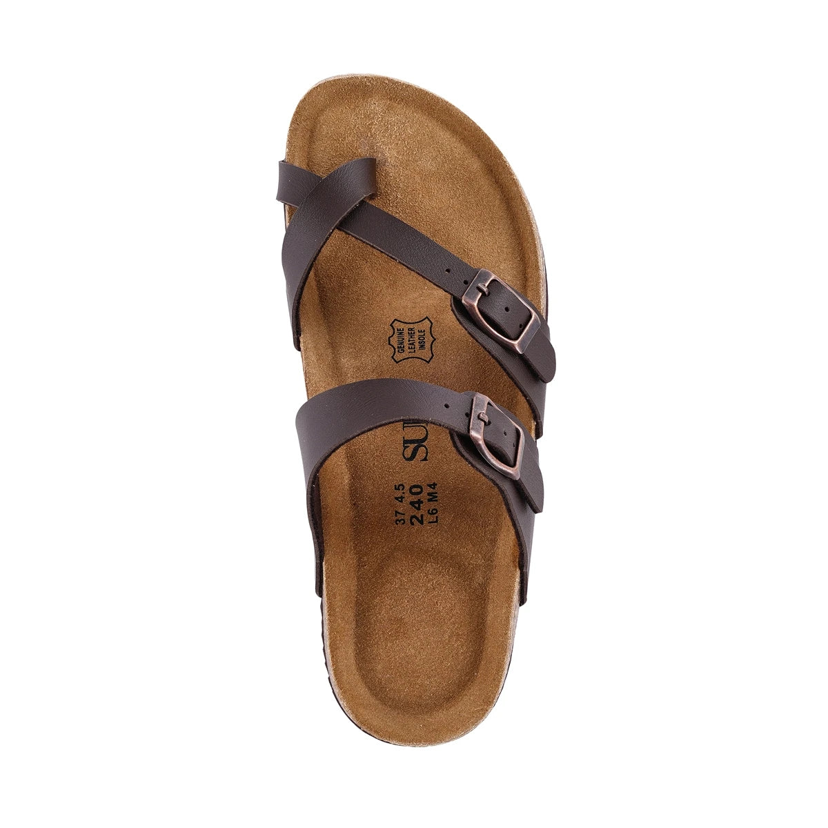 SUFU Autumn new women's cork slippers fashion sandals couple beach shoes outdoors wear solid color