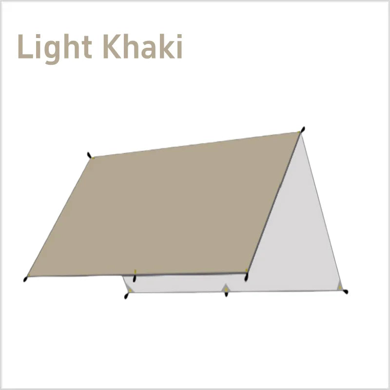 Big Sun Shelter Waterproof Tent Camping Tartar UV Canopy Awning Camping Hiking Sun Outdoor Hiking Travel Sun Shade Cloth