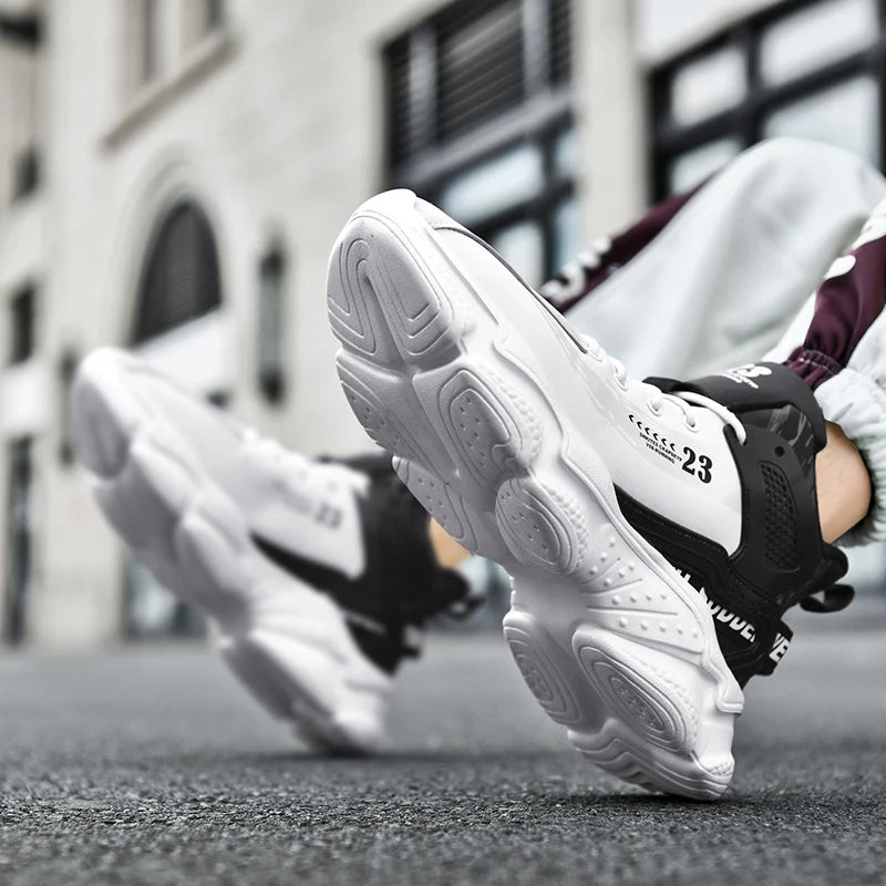 Men's running shoes, comfortable and lightweight walking shoes, running exercise, casual sports shoes