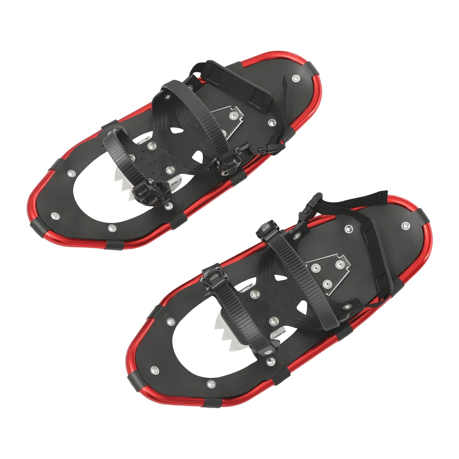 21 Inch Snowshoes, Snowshoes& Adjuatable Trekking Poles, Snowshoes for Men Women Youth
