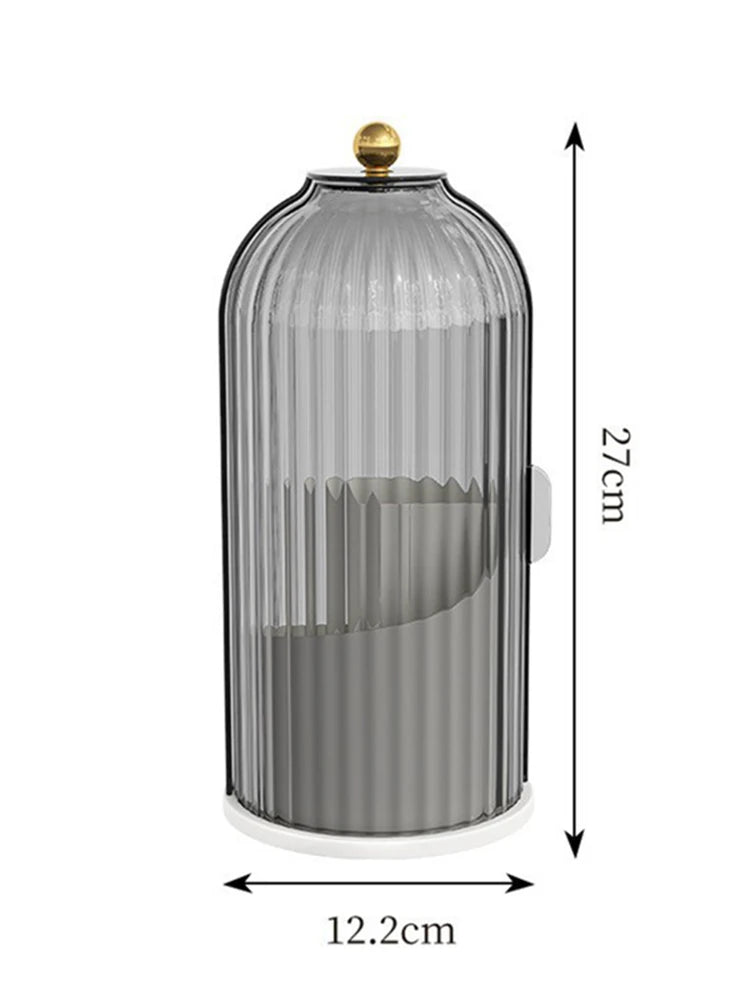 Rotating Cosmetics Storage Box Dresser Lipstick Eyebrow Pencil Cosmetics Storage Box