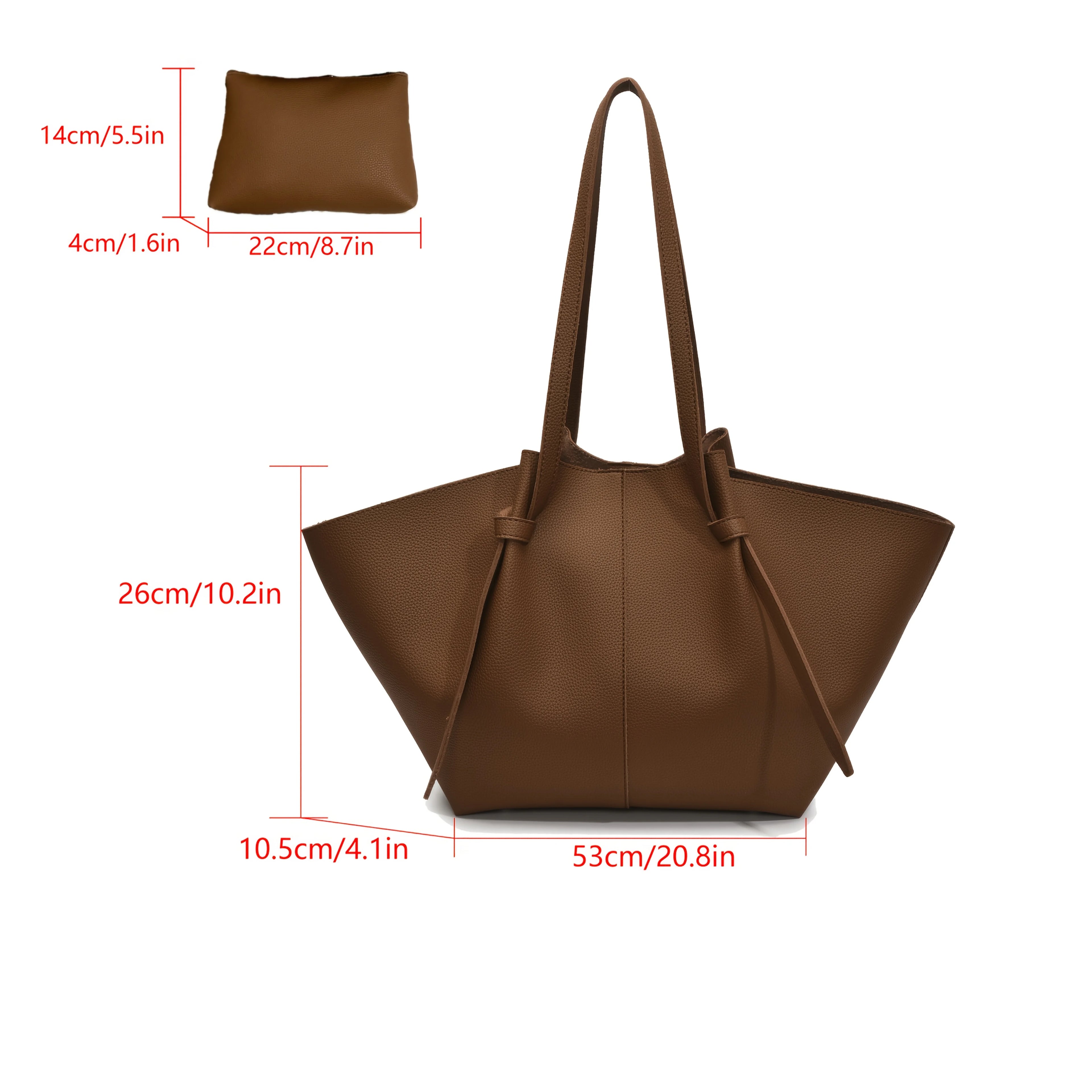 Women's Bag Set Casual Commute Out Shoulder Bag Everything Large Capacity High Appearance Level Tote Bag Underarm Bag