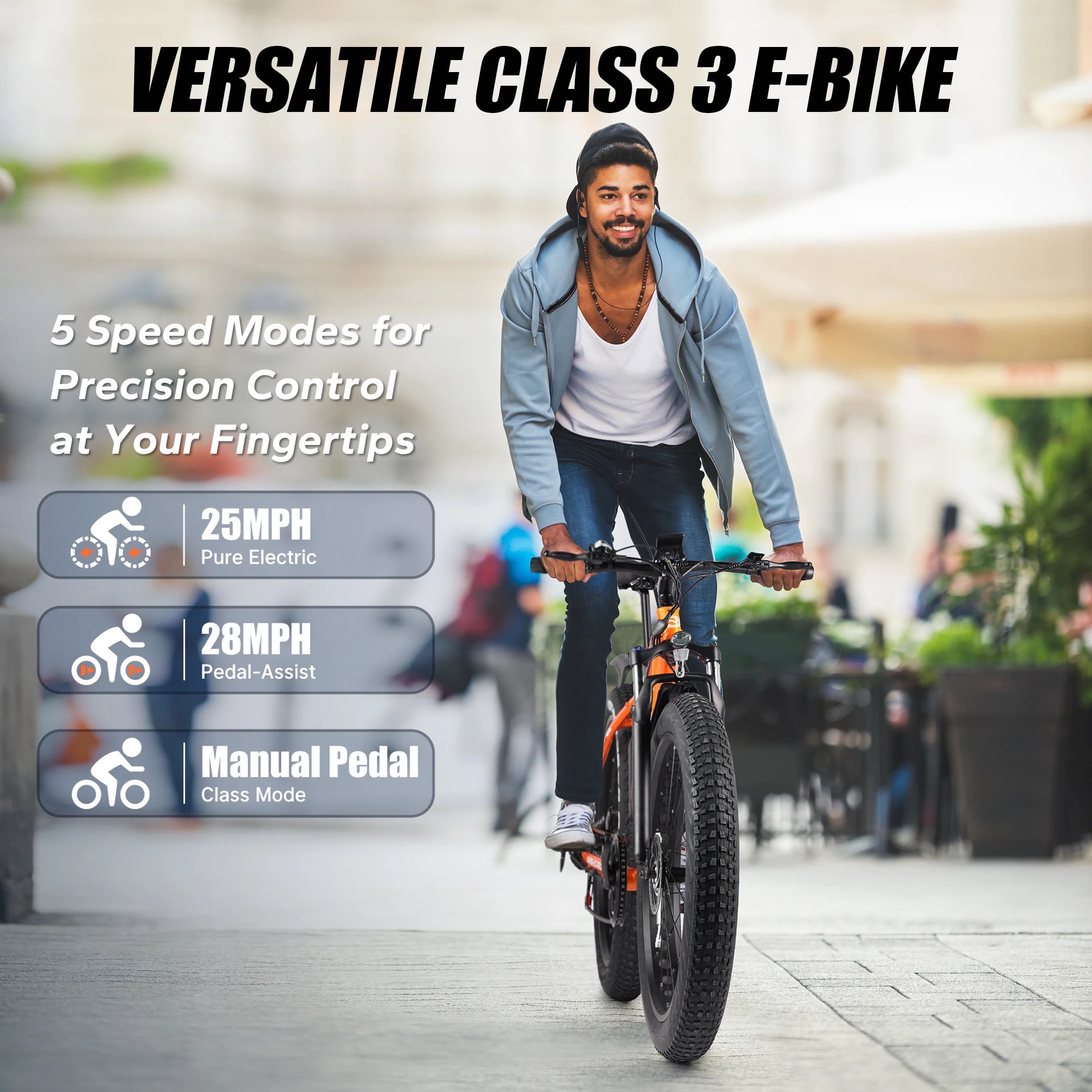 VARUN M26-2 PRO Adult Electric Bicycle, 250W Motor Electric bike, 48V 13AH Battery City E-bike, 26 Inch Fat Tire E-Mountain bike