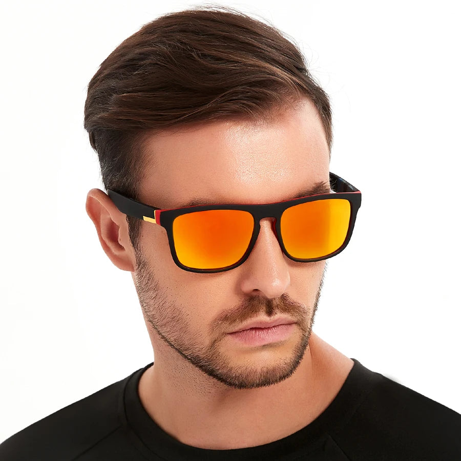 Fashion Vintage Square Sunglasses Men Women Fishing Driving Man Luxury Brand Designer Sun Glasses  Retro Eyewear UV400