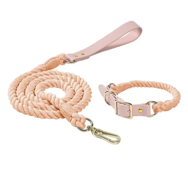 Colorful pu Leather dog Collars Pet Dog Leash Lead For Small Medium Large Dogs Pitbull Bulldog Pugs Beagle Outdoor Walking Rope
