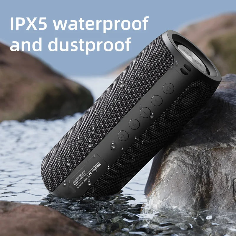 Zealot-Protable Bluetooth Speaker Enhanced Bass Portable Speaker with 12H Playtime,  IPX5 Waterproof for Camping