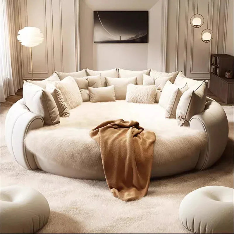 Simple Beauty Bed European Design Girls Double Queen Luxury Bed Castle Princess Sleeping Sex Platform Cama Trendy Furniture