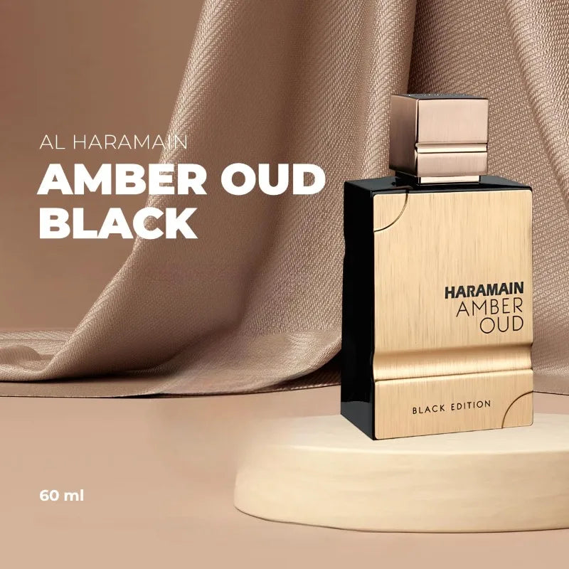 Al Haramain Perfumes Amber Oud Black Edition Pheromone Fragrance Arabian Women's Perfume Pheromone Cologne Man Birthday Present