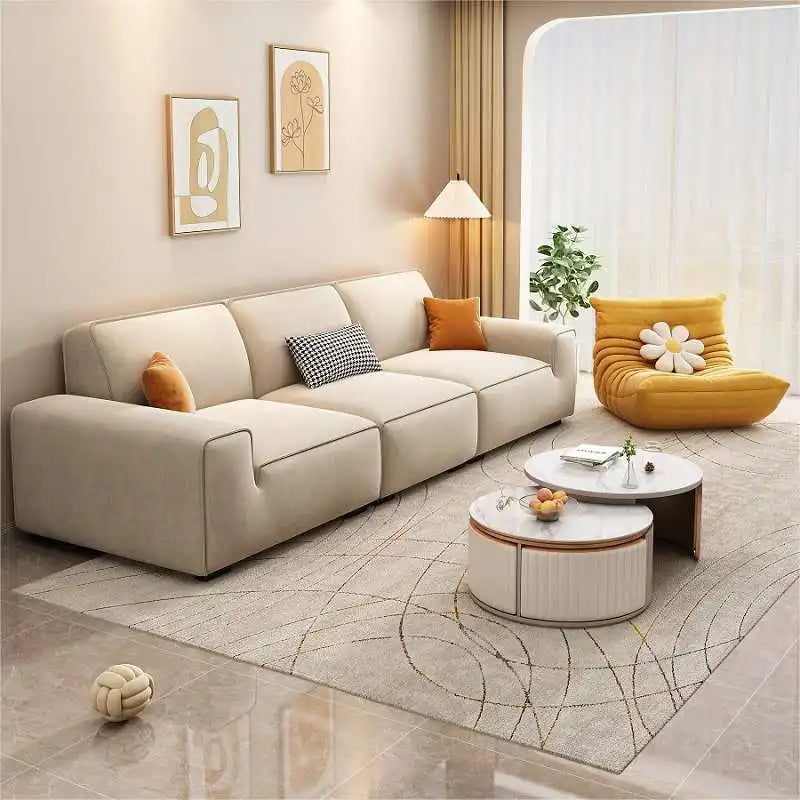 Relaxing Cheap Living Room Sofas Minimalist Office Recliner Luxury Sofas Individual Designer Modern Wood Divano Home Furniture