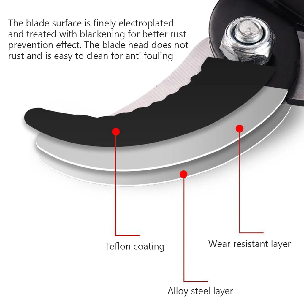 Pruning Shears Portable Pruner Garden Bonsai Plants Farm Home Pruning Equipment Coarse Branch Cutter Hand Gardening Tools Pruner