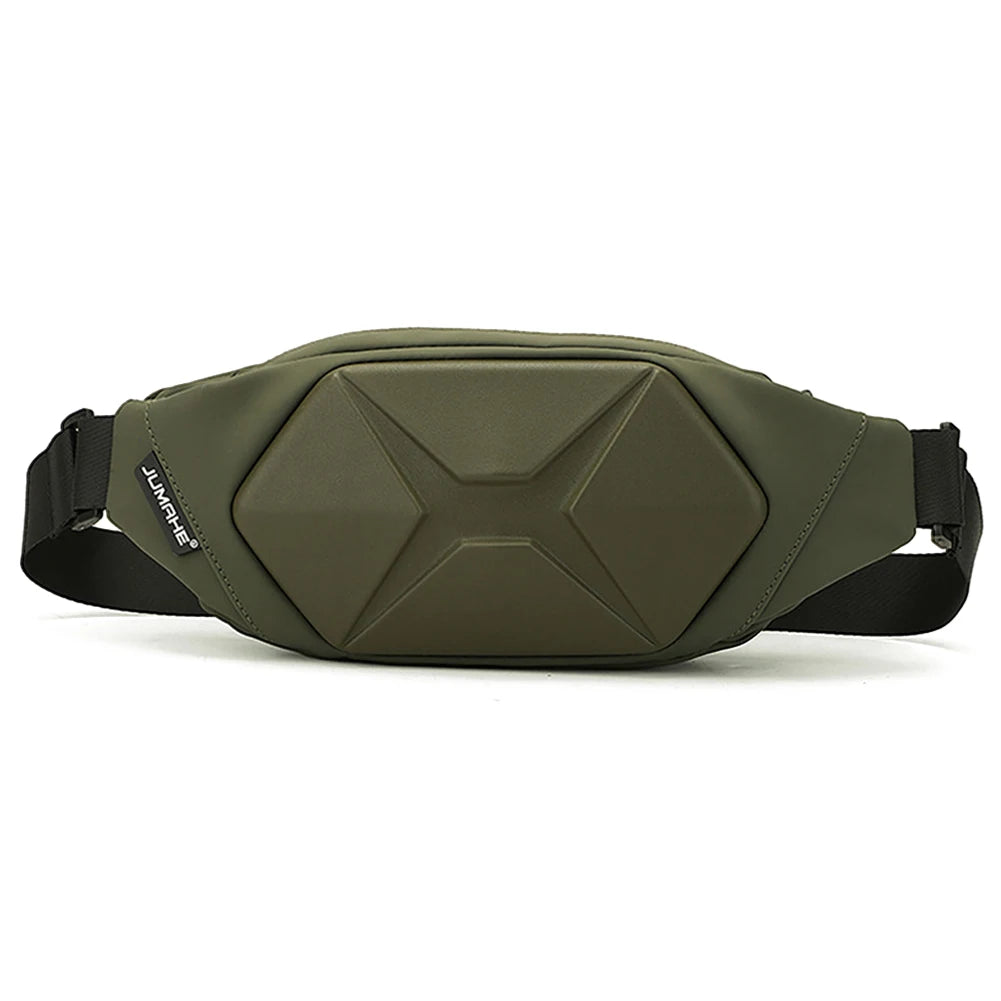 Hard Shell Crossbody Bags Anti-Theft Men Daily Messenger Bag Safe Multifunctional Portable Lightweight for Hiking Mountaineering