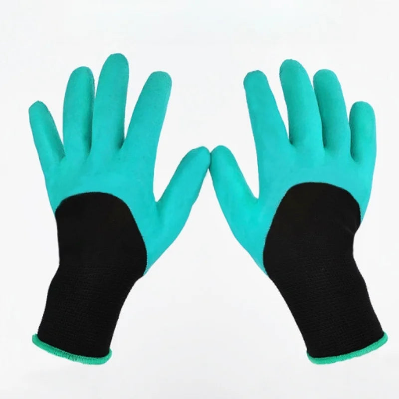 Garden Gloves with Claws Breathable Gardening Work Claw Gardening Gloves, for Planting Puncture Resistant Garden Gloves Digging