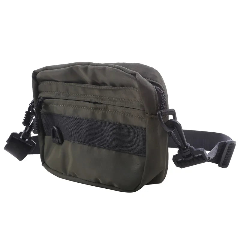 Casual Men Women Unisex Crossbody Bags Fashion Solid Color Couple Shoulder Bag High Quality Nylon Messenger Bag Handbags